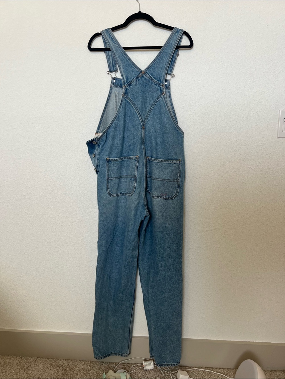 Abercrombie Denim Overalls  - Medium Wash - Picture 3 of 7